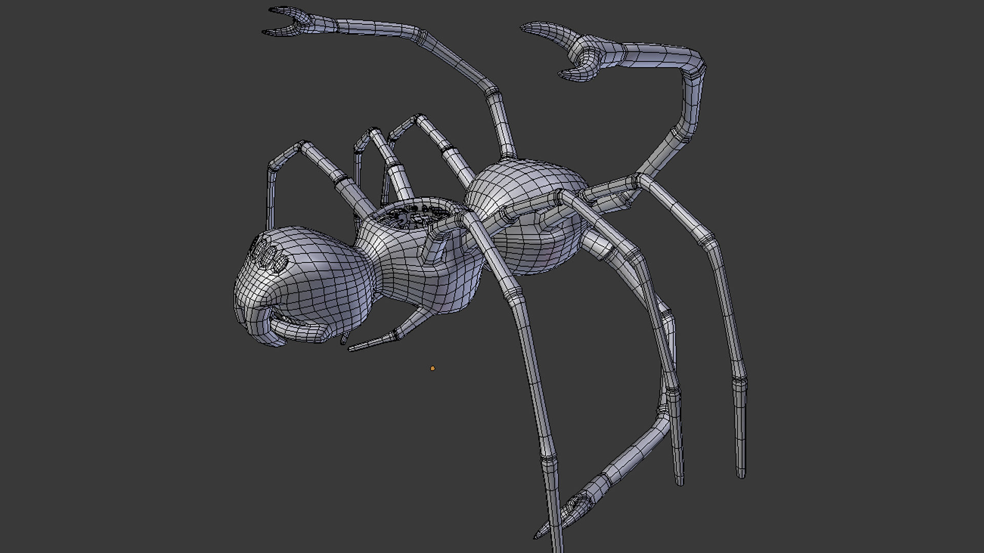 Spider Monster - Game Ready Low-poly 3D model_17