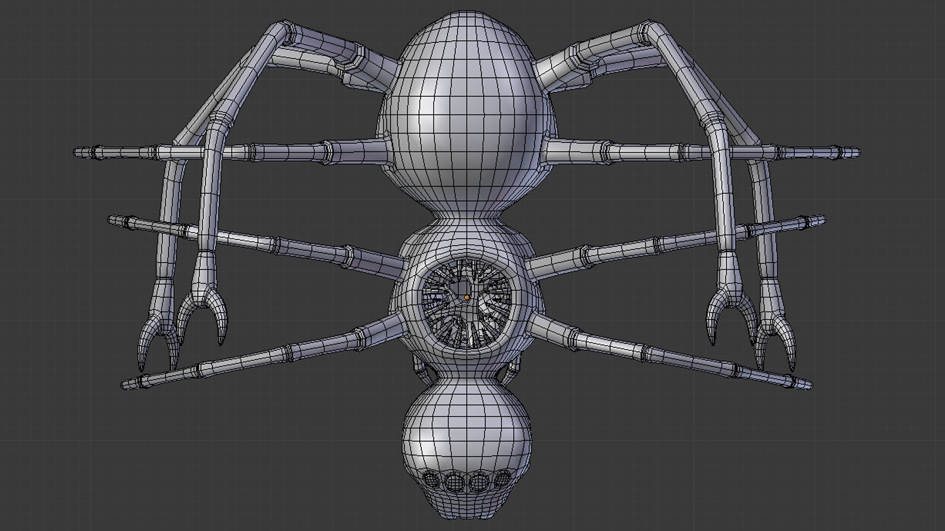 Spider Monster - Game Ready Low-poly 3D model_21