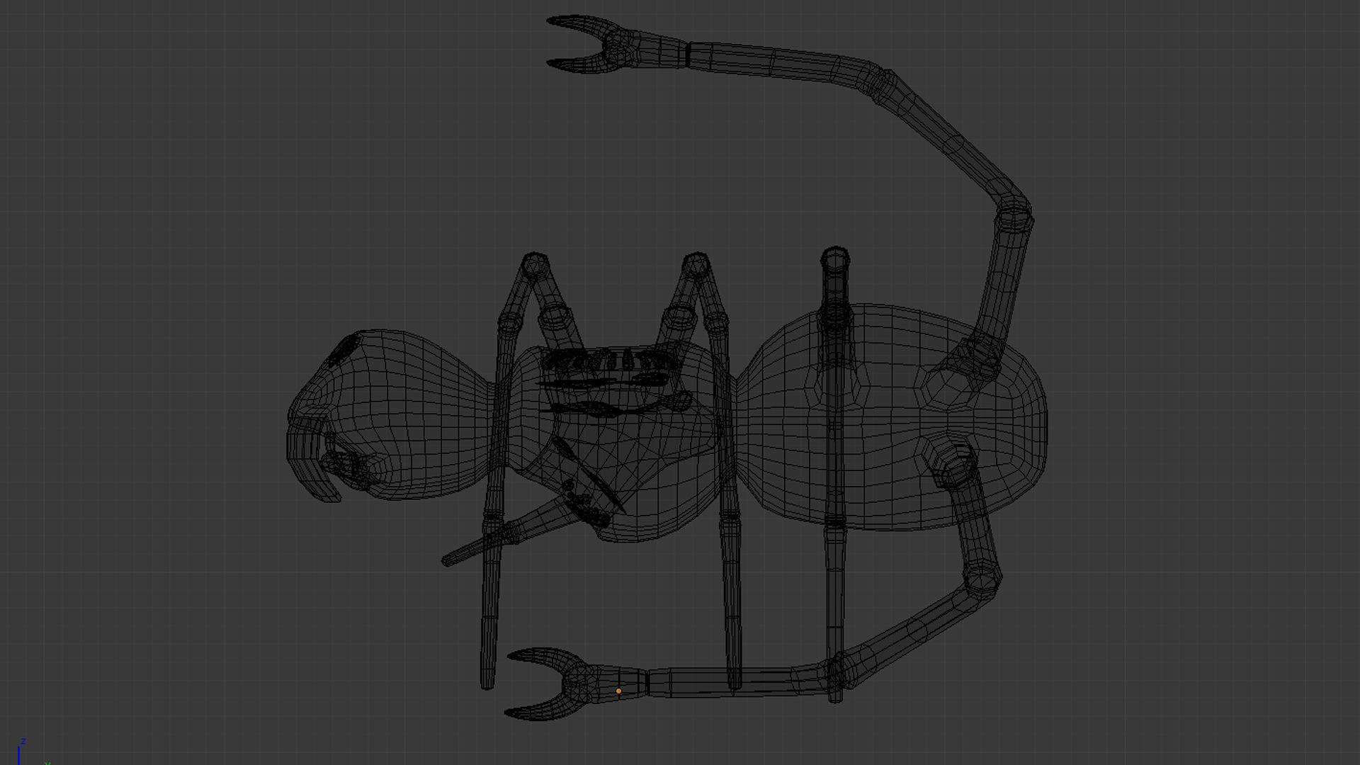 Spider Monster - Game Ready Low-poly 3D model_20