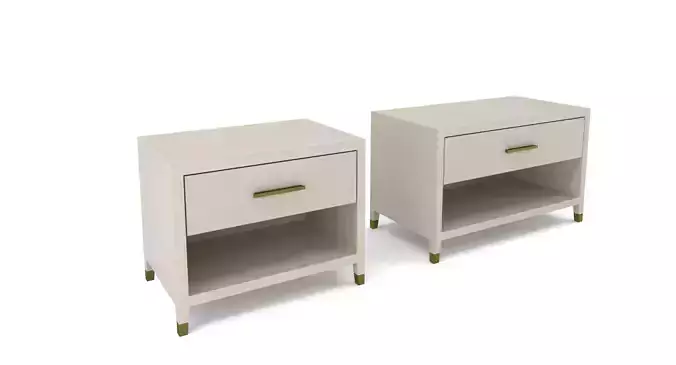 Restoration Hardware- Graydon Nightstand-002 3D model