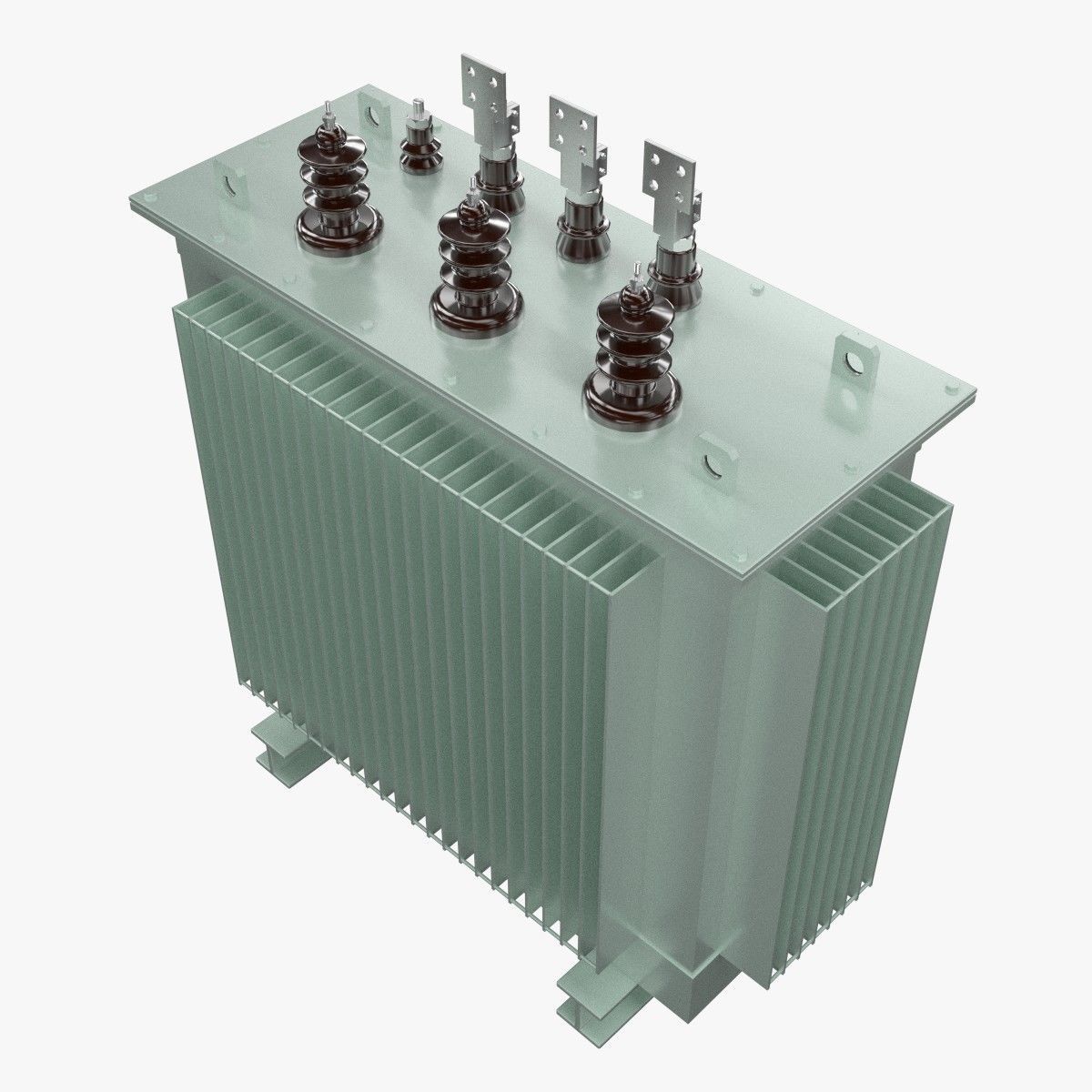 Electrical Transformer 1 3D model_2