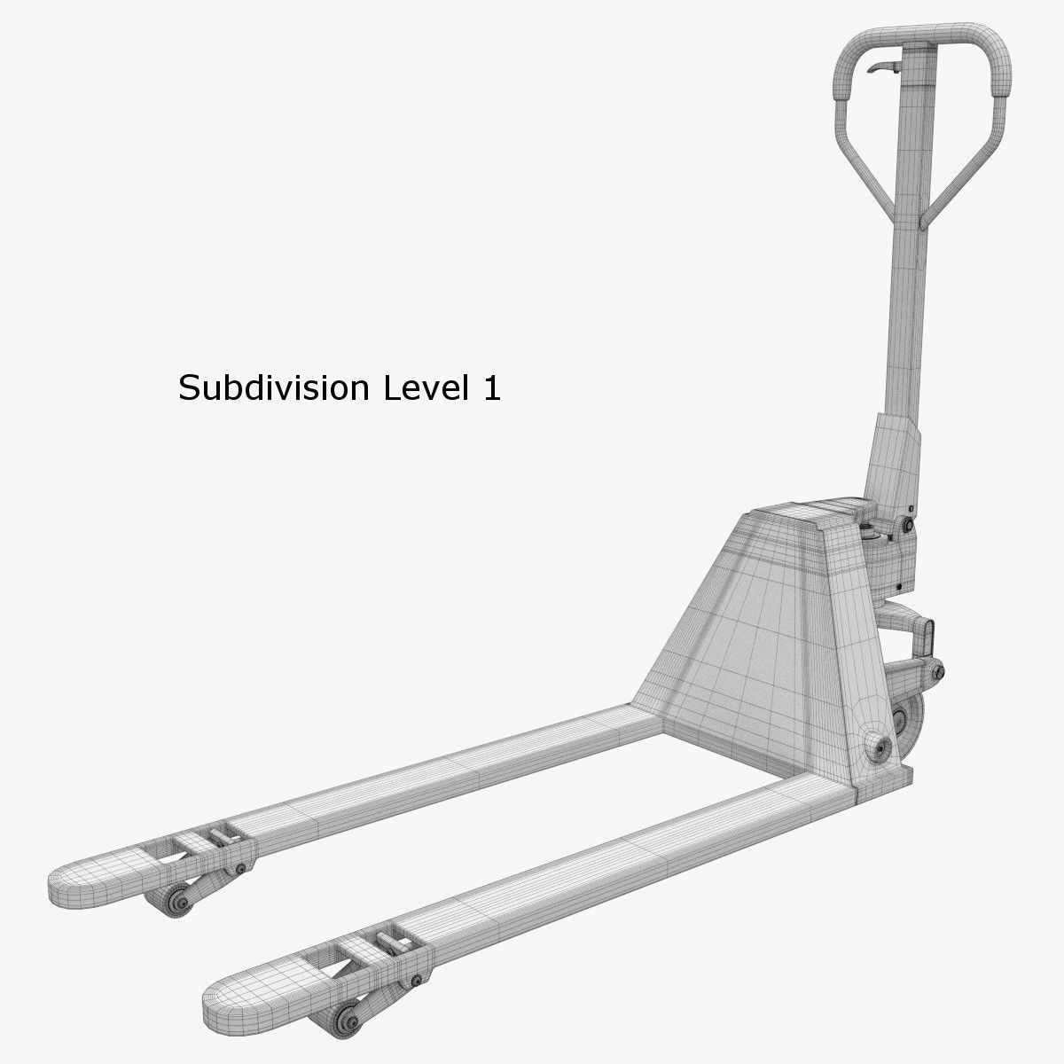 Pallet Jack 2 3D model_13