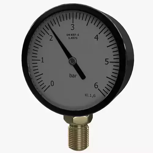 Pressure Gauge 3D model