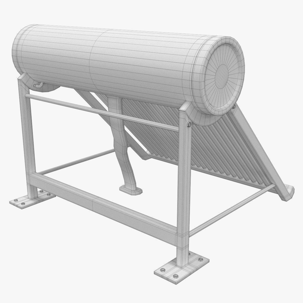 Solar Heater 1 3D model_10