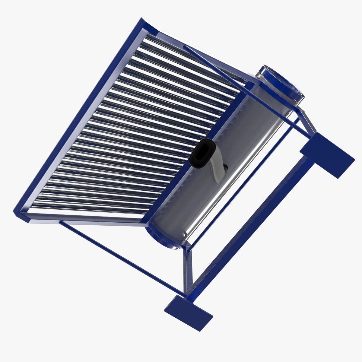Solar Heater 1 3D model_4