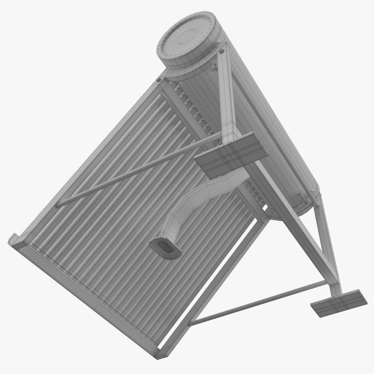 Solar Heater 1 3D model_11