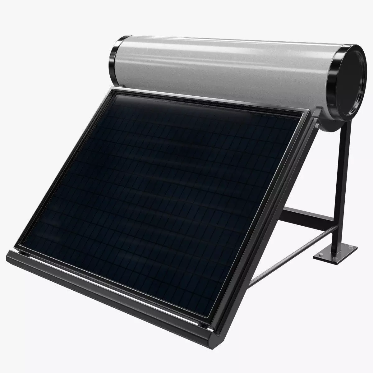 Solar Heater 2 3D model_0