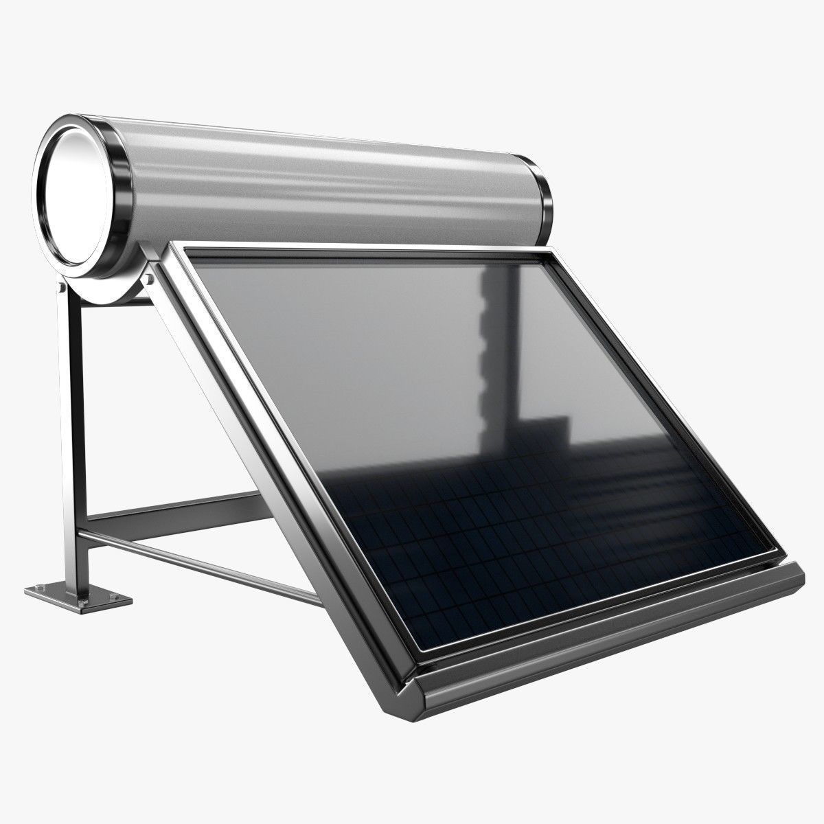 Solar Heater 2 3D model_1