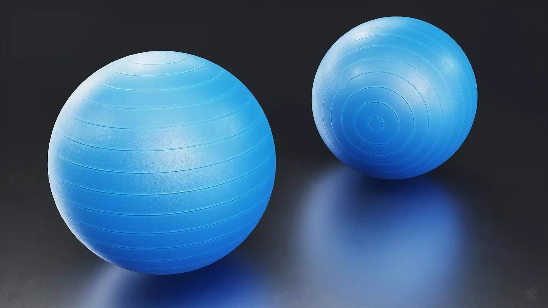 Exercise Ball 3D Model Low-poly 3D model
