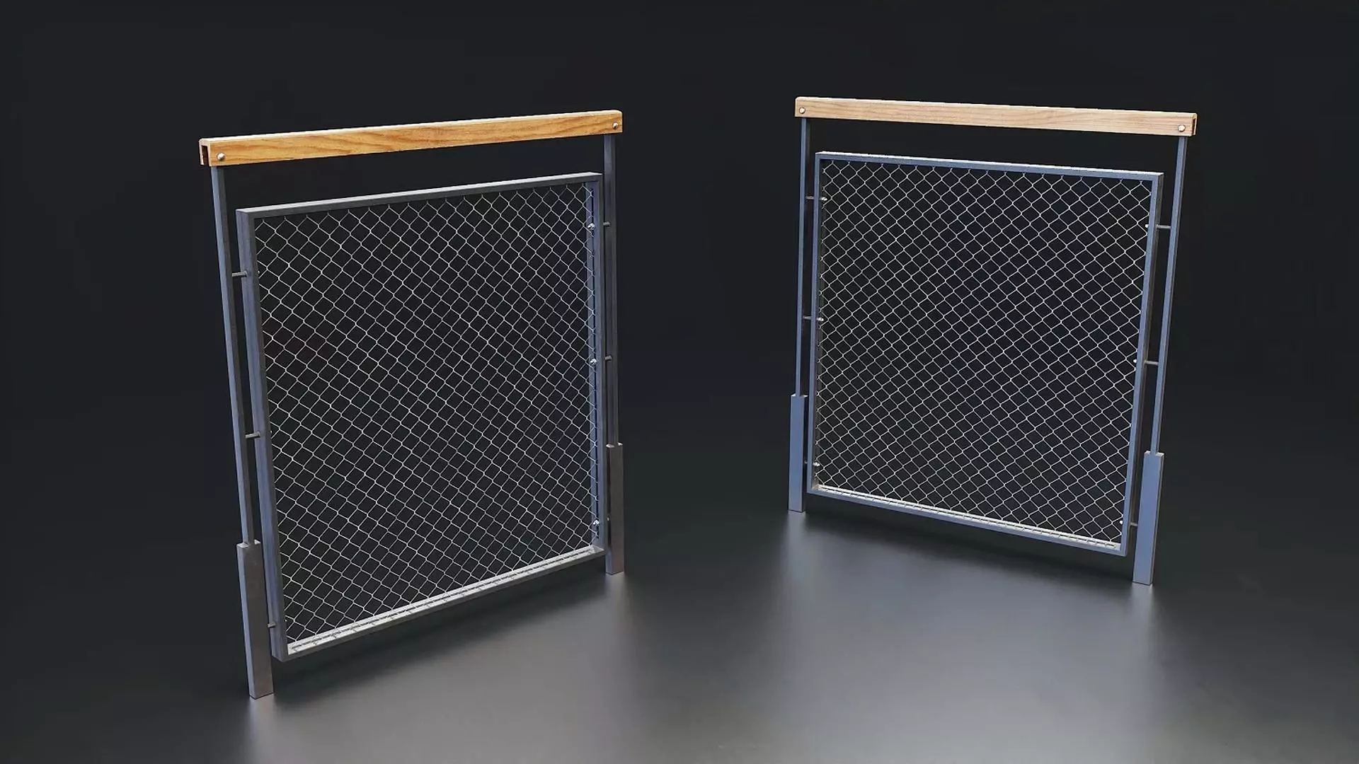 Gate Mesh Texture 3D model Metal Mesh Fence Gate VR / AR / low-poly | CGTrader