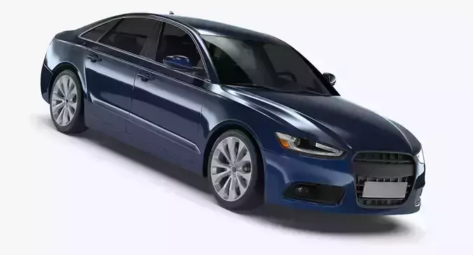 Generic Sedan 1 3D model
