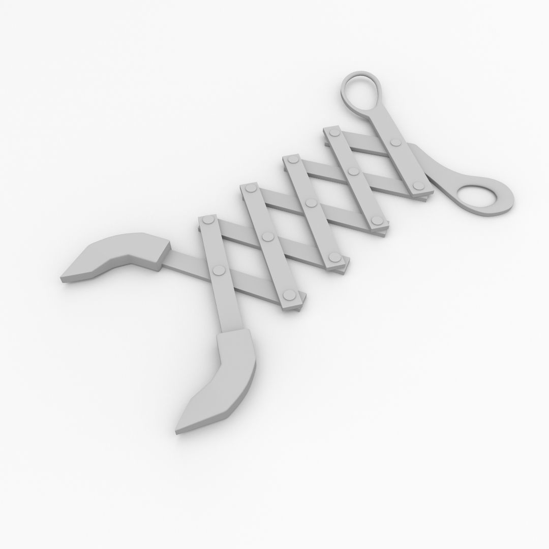 Scissor Extension Arm 3D model_3
