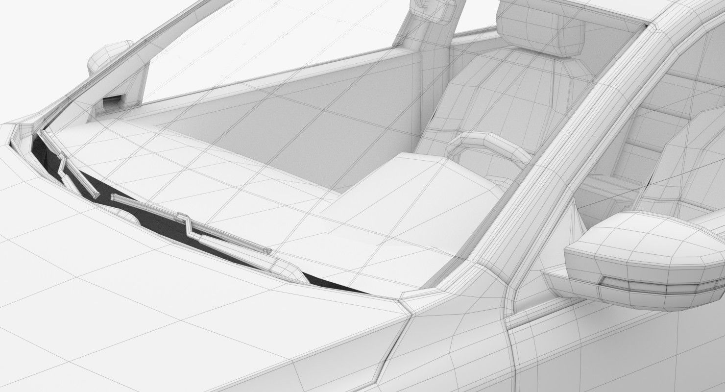 Generic Sedan 2 3D model_21