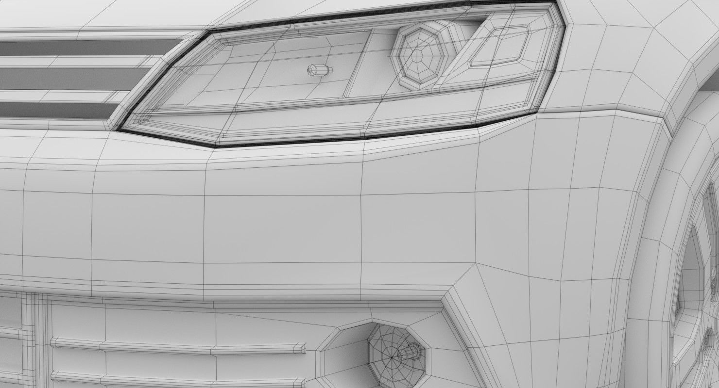 Generic Sedan 2 3D model_19