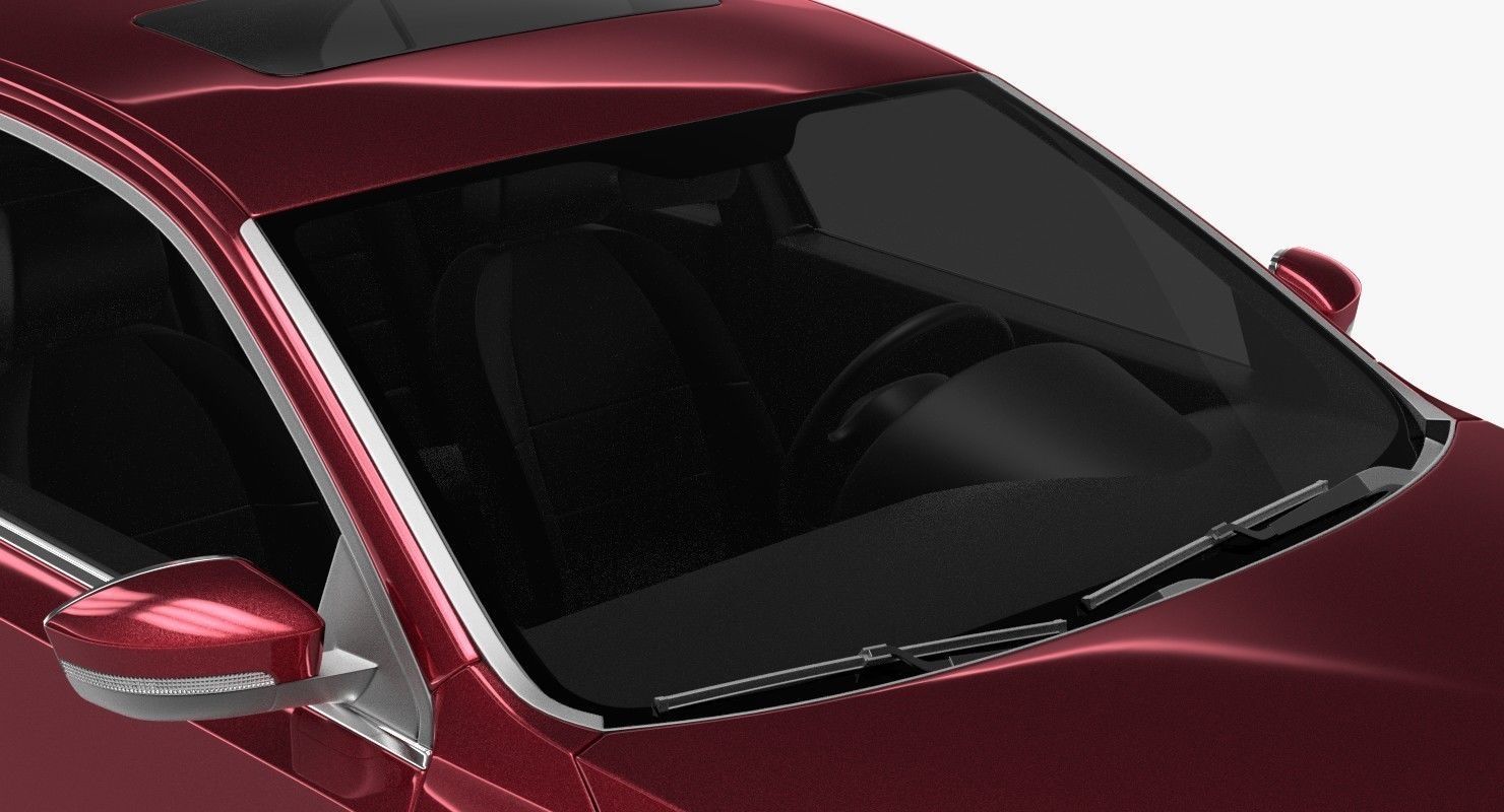 Generic Sedan 2 3D model_8