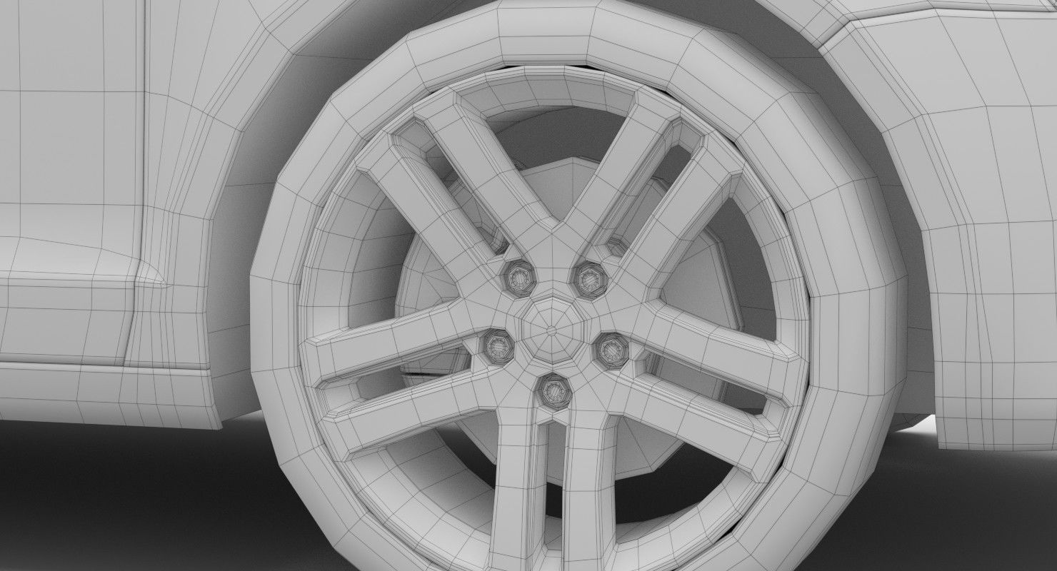 Generic Sedan 2 3D model_20