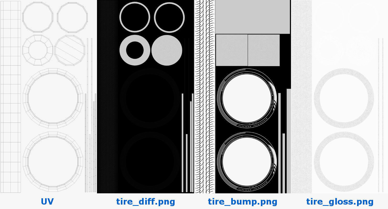 Generic Sedan 2 3D model_25