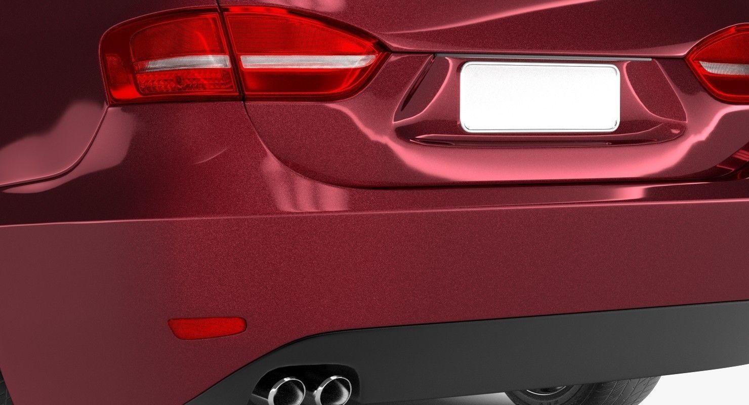 Generic Sedan 2 3D model_12