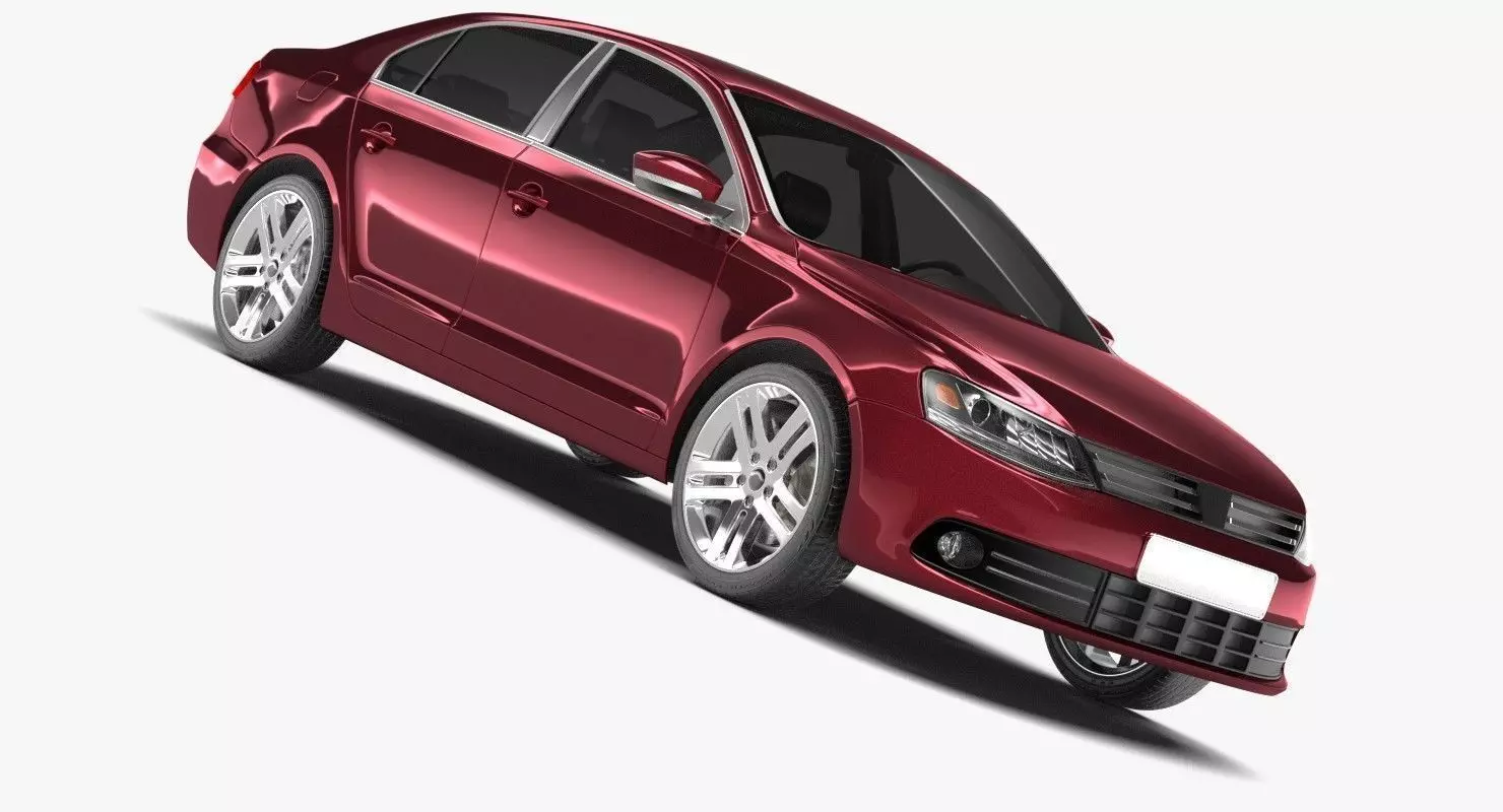 Generic Sedan 2 3D model_0