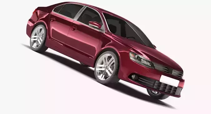 Generic Sedan 2 3D model Generic Sedan 2 3D model