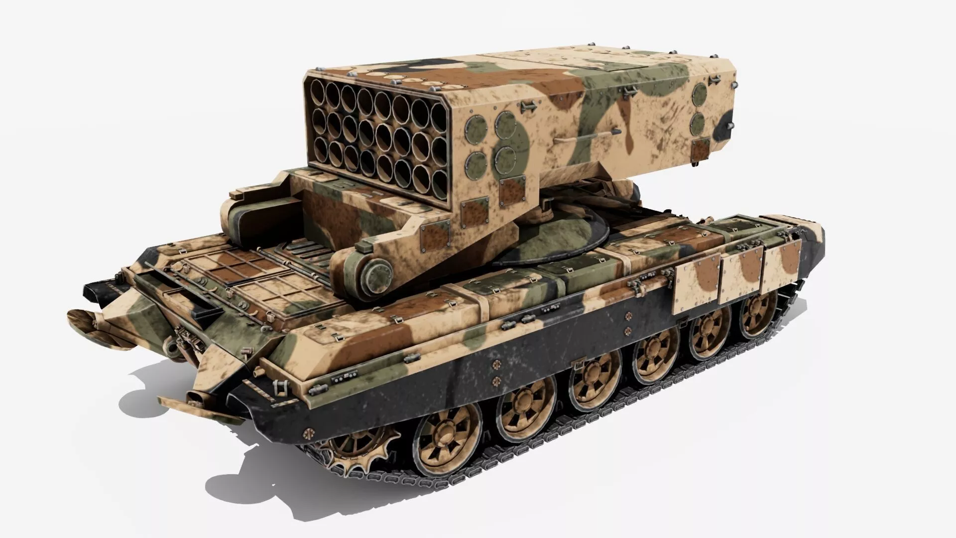 TOS-1A Solntsepiok 3D model