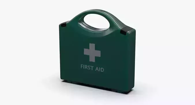 First Aid Box 3D model