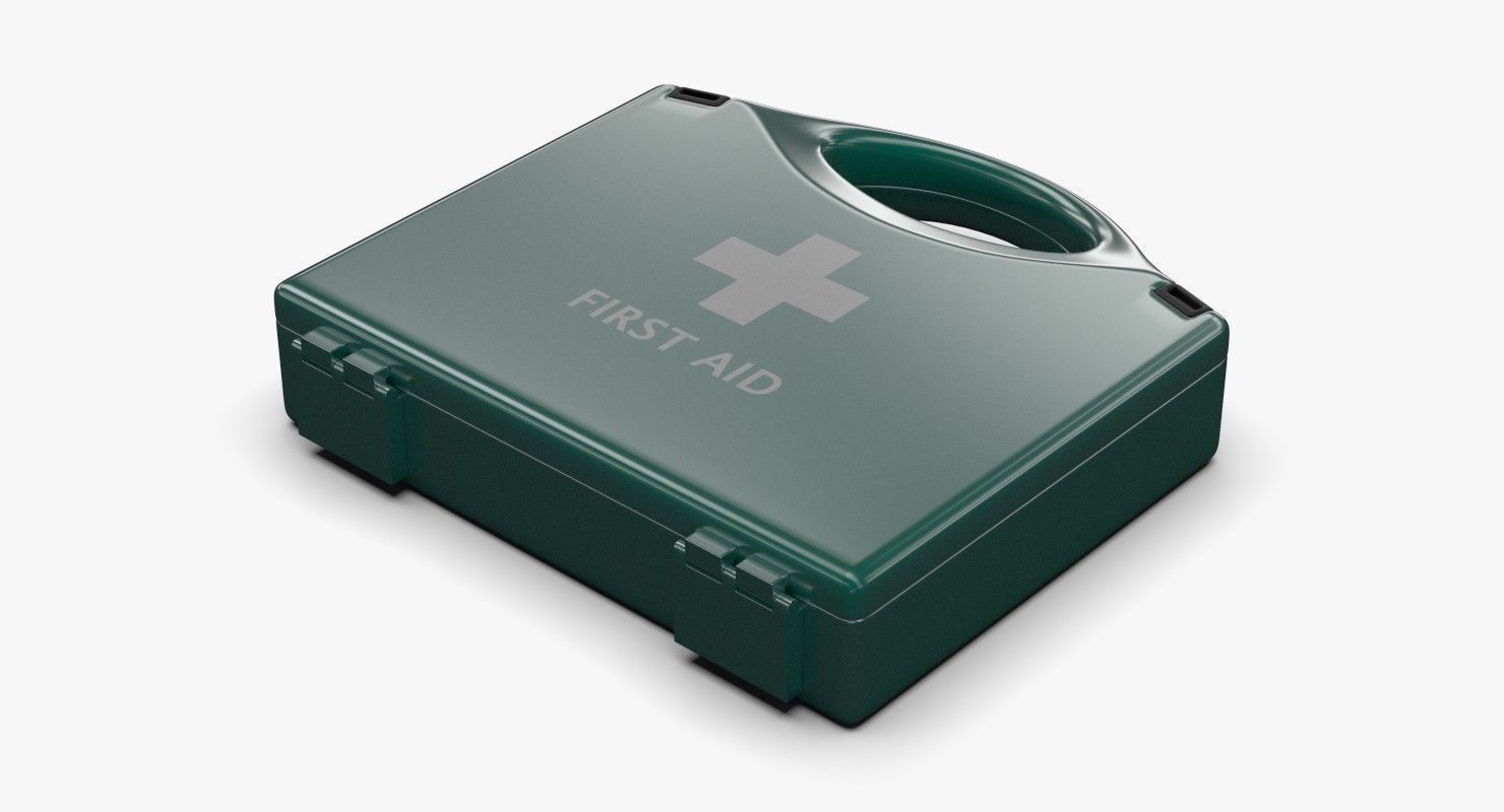 First Aid Box 3D model_3