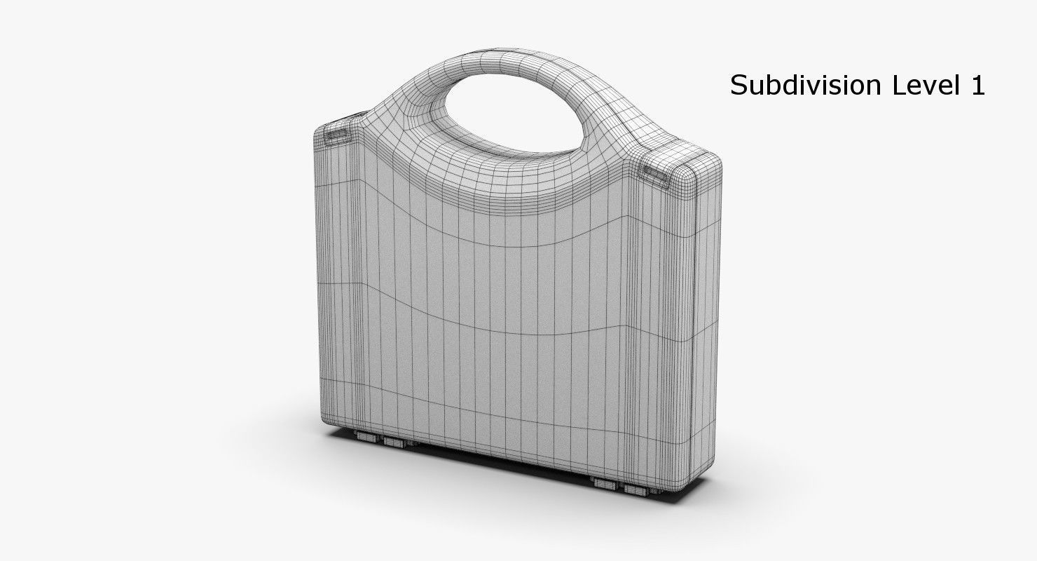 First Aid Box 3D model_6