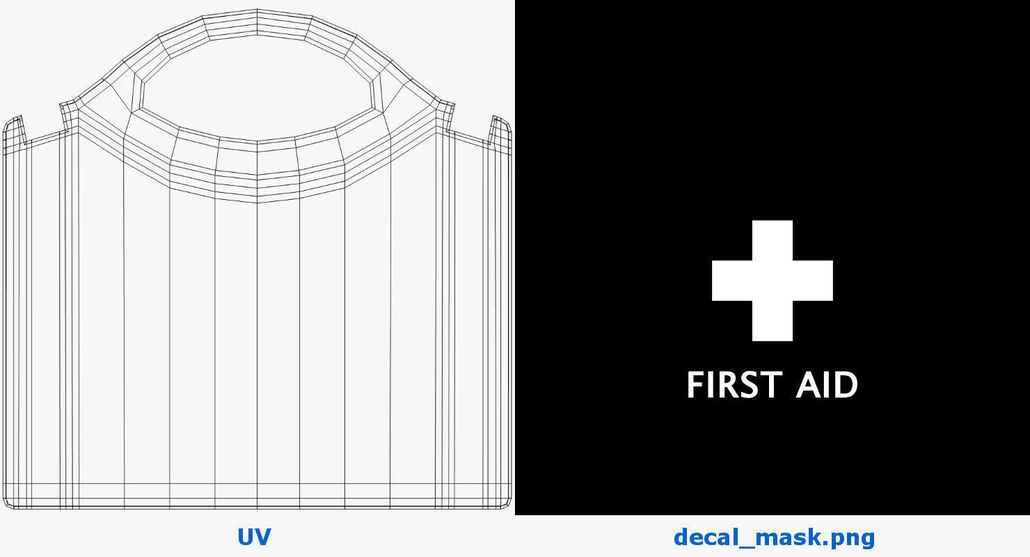 First Aid Box 3D model_8