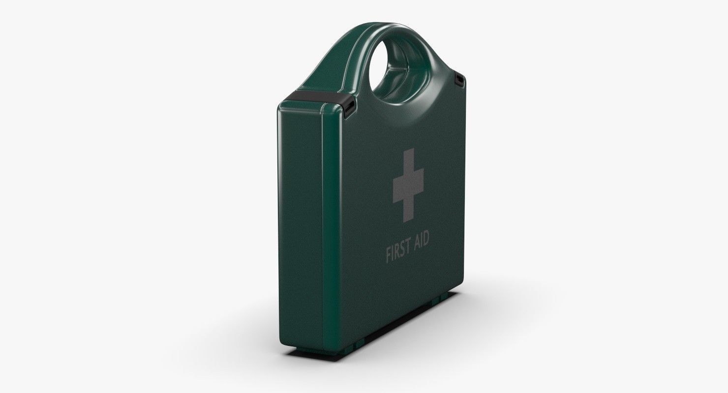 First Aid Box 3D model_1