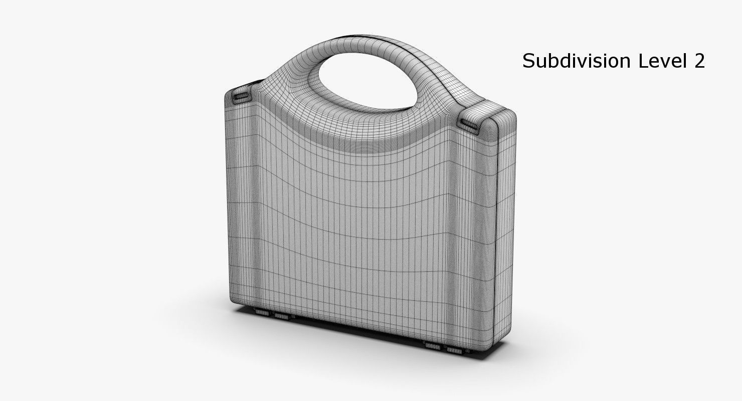 First Aid Box 3D model_7