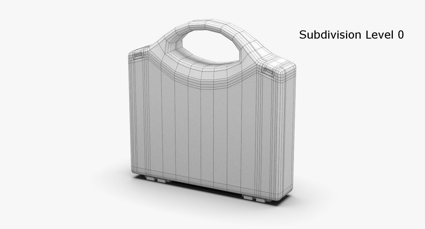 First Aid Box 3D model_5