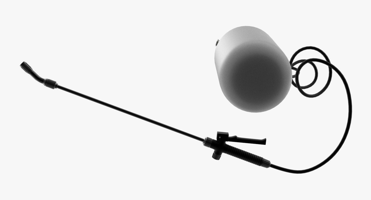 Garden Hand Sprayer 3D model_3