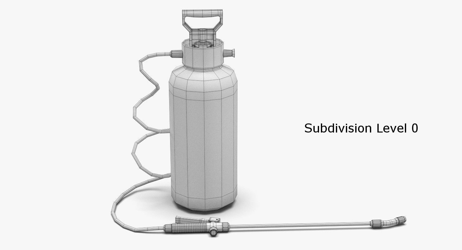 Garden Hand Sprayer 3D model_7