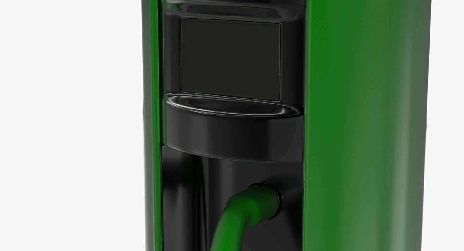 Electric Car Charger 3D model_5