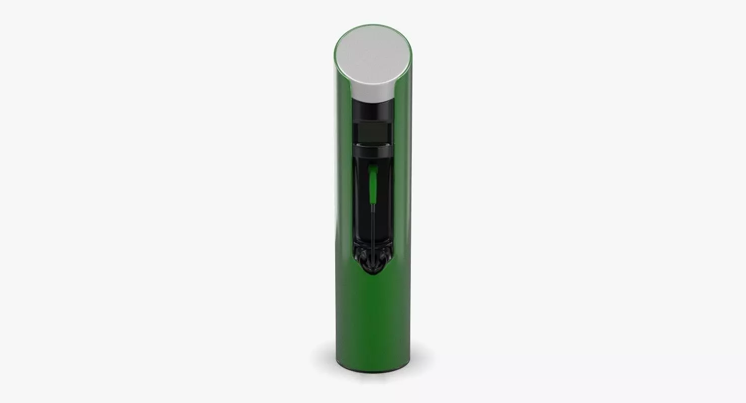 Electric Car Charger 3D model_0