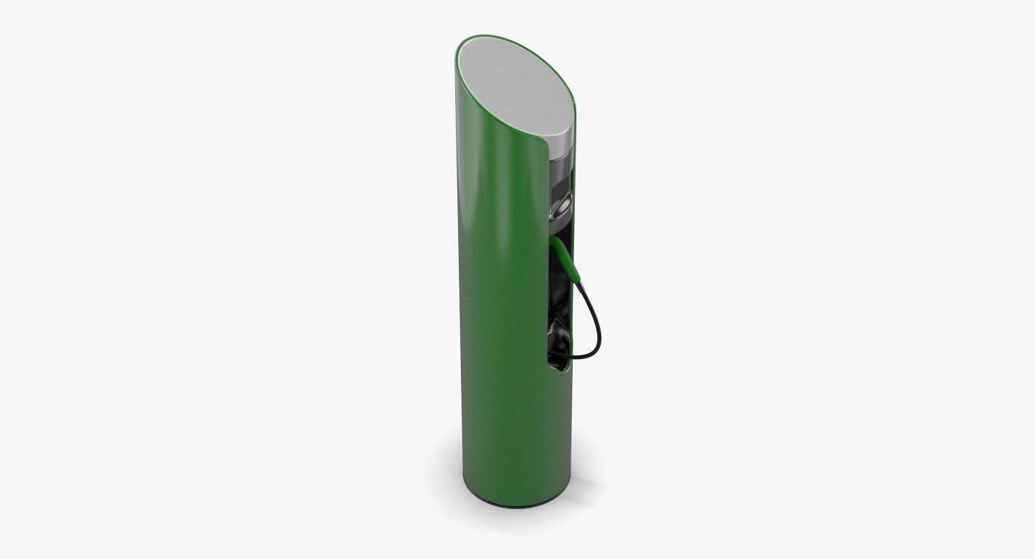 Electric Car Charger 3D model_1