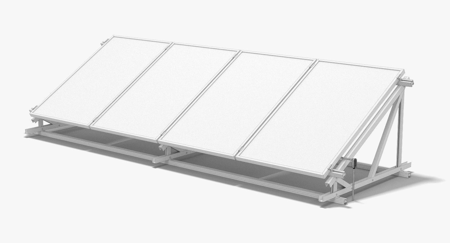 Solar Cell 3D model_8