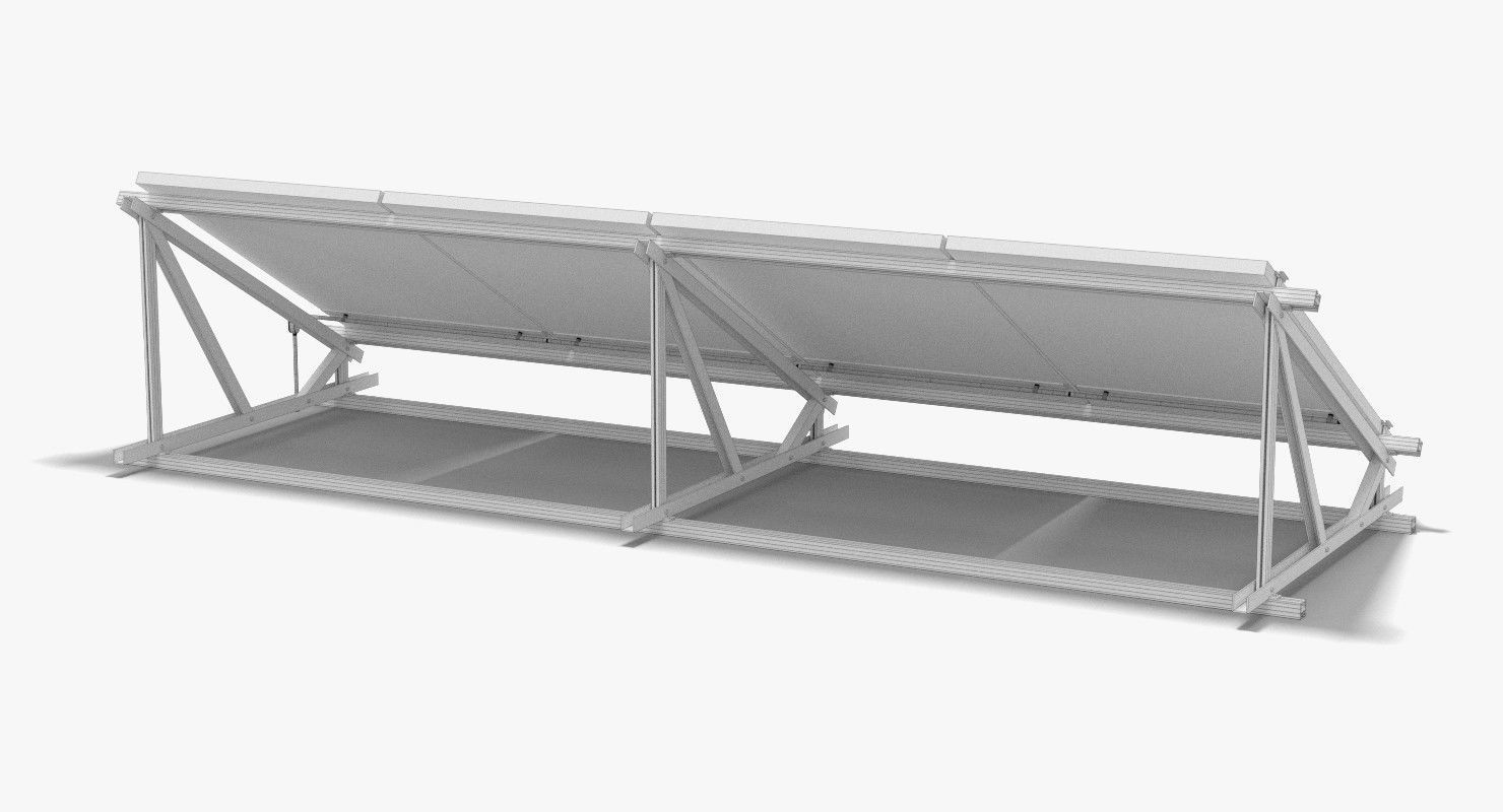 Solar Cell 3D model_9