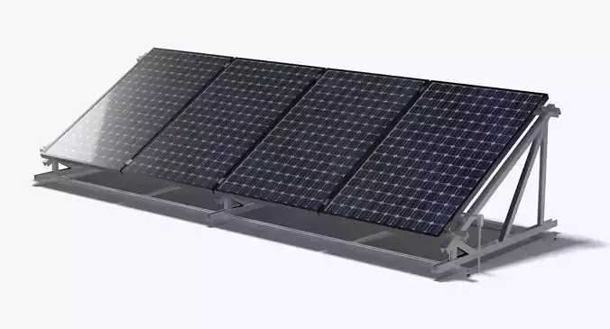 Solar Cell 3D model