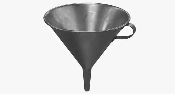 Funnel metal 3D model