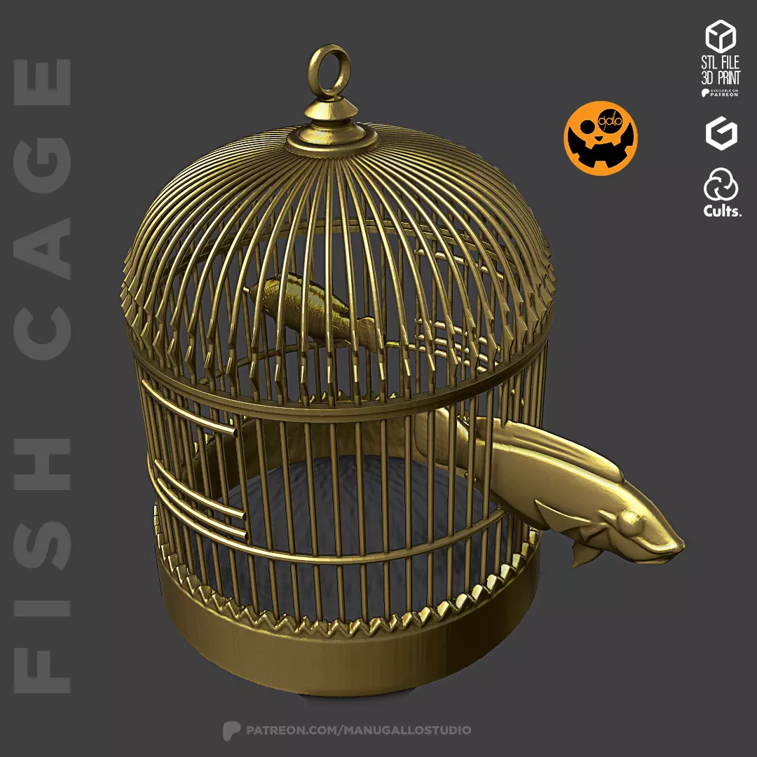 FISH CAGE 3D print model