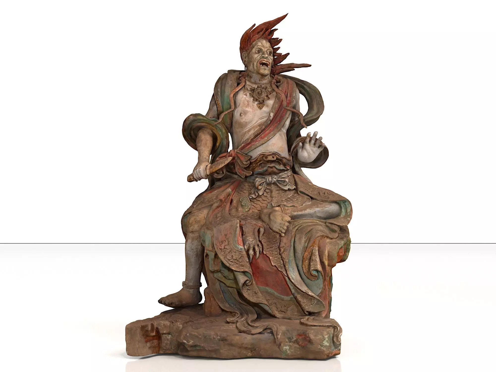 Deity Statue Sculpture02 3D model