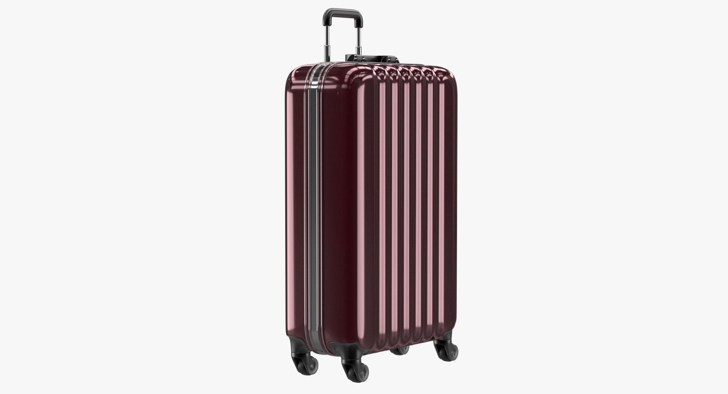 Rolling Suitcase 3D model_1