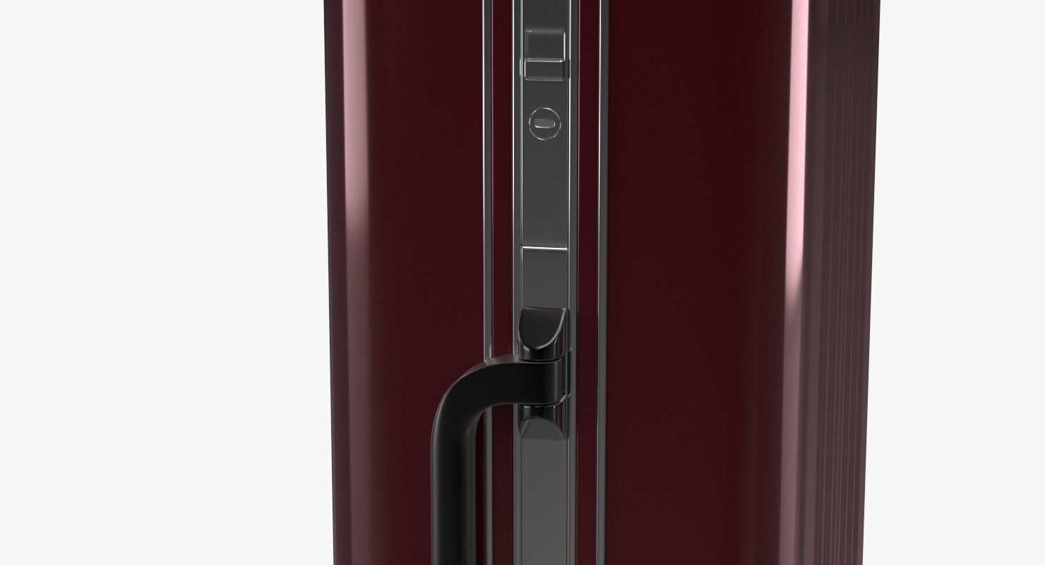 Rolling Suitcase 3D model_4