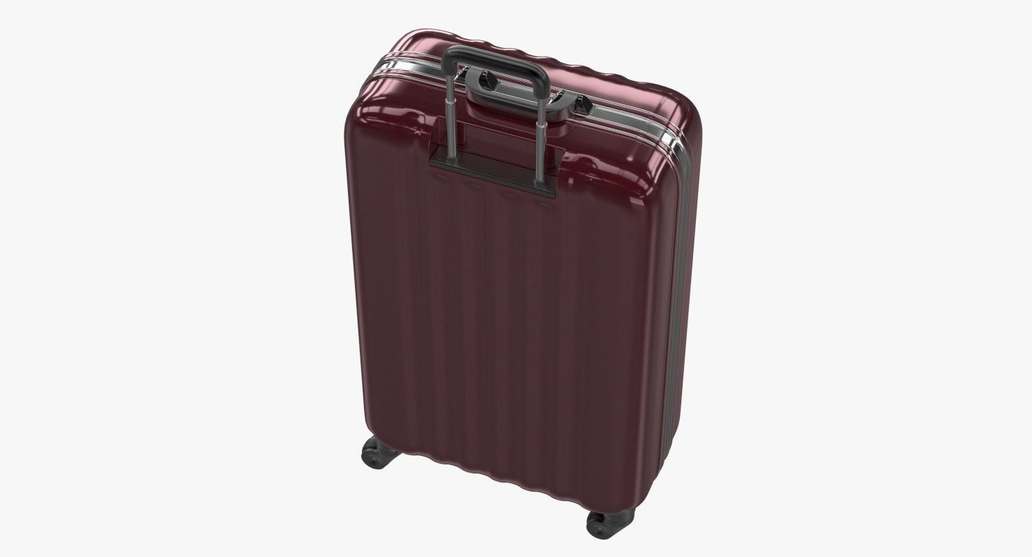 Rolling Suitcase 3D model_2