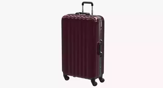 Rolling Suitcase 3D model
