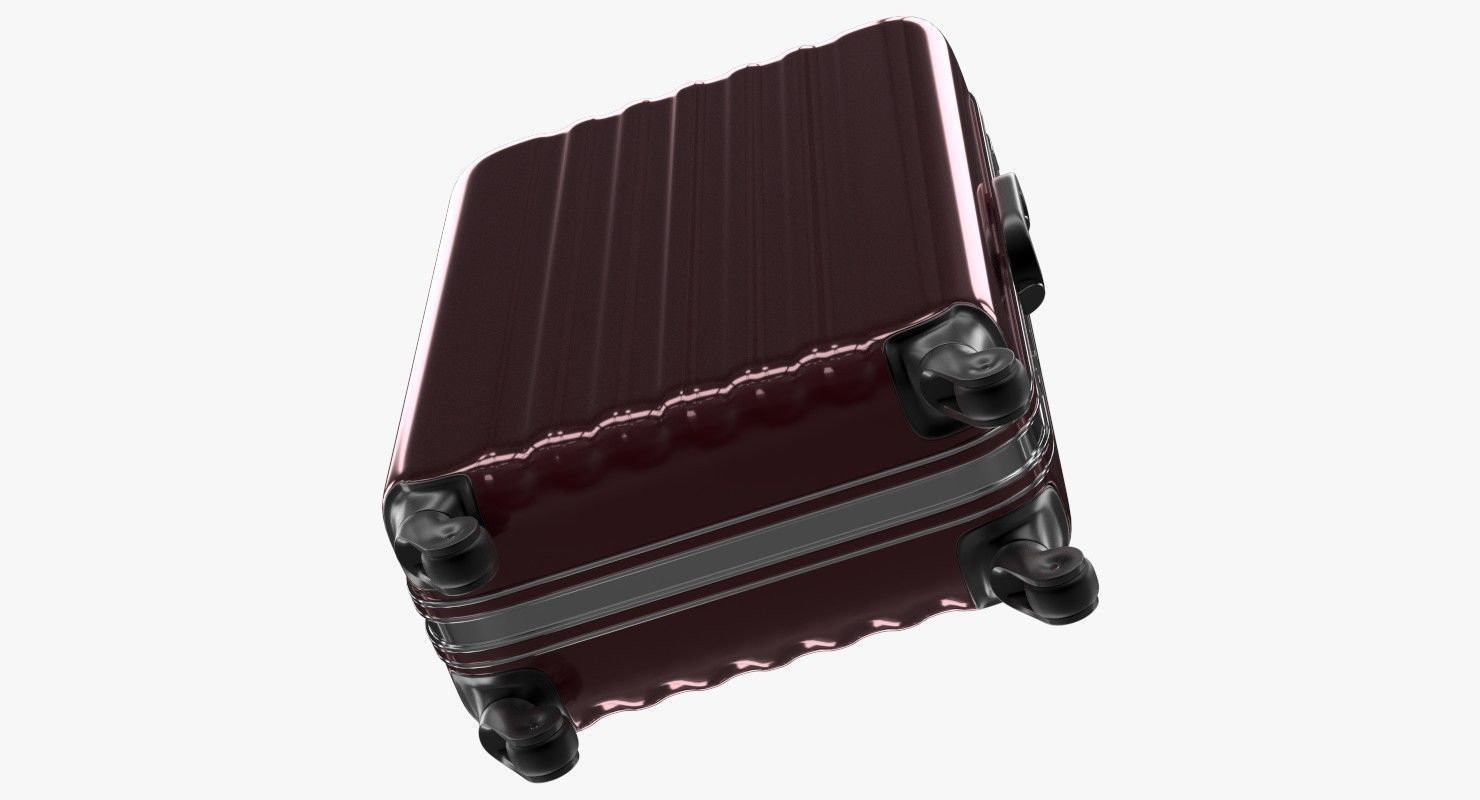 Rolling Suitcase 3D model_3