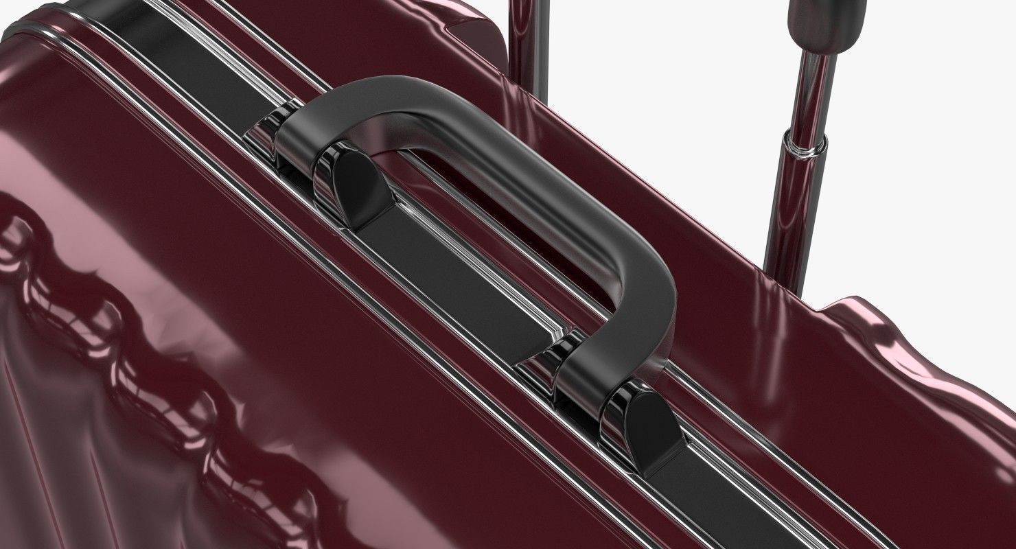 Rolling Suitcase 3D model_6