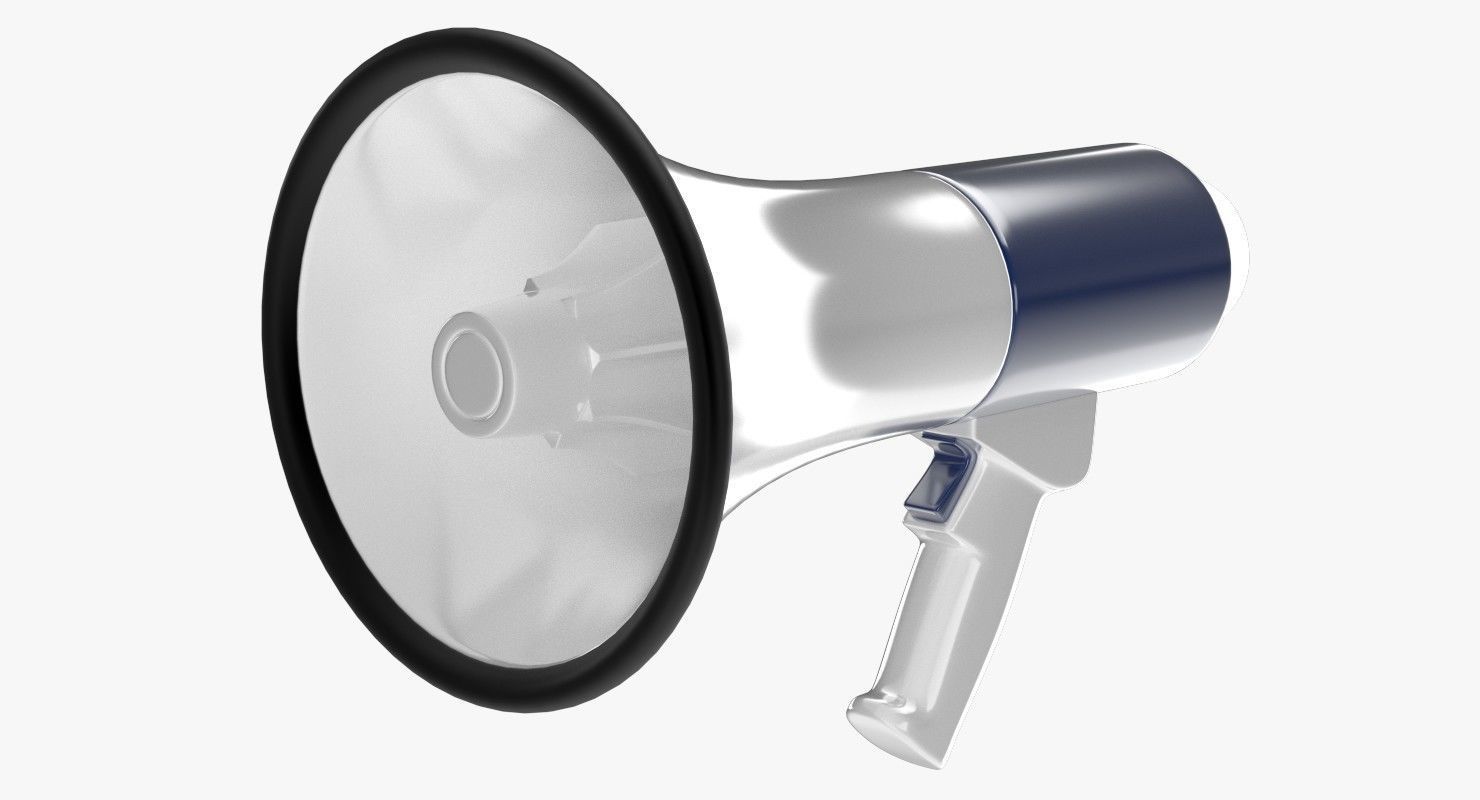 Bullhorn 3D model